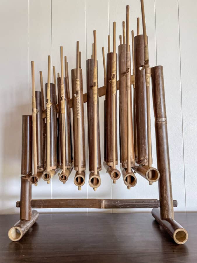 Angklung instrument top